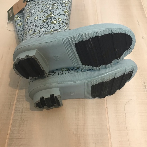 LAST 1! Smith & Hawken Tall Garden Rain Boots Blue - Picture 6 of 7